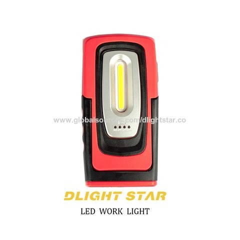 Wholesales portable wireless recharged work light super bright, with hook and magnet base for mechanic's daily use