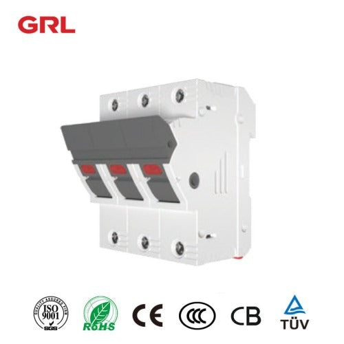 RT18X-63-3P Fuse Holder in Line with LED indicator fuse size 14*51