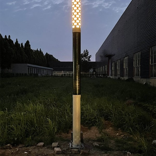 Linterna LED de 20 W, poste de envoltura solar, luz solar vertical 2FSG039