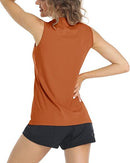 TACVASEN Damen-Trainings-Tanktop, ärmellos, schnell trocknend, Sonnenschutz, Laufen, aktives Fitnessstudio, Yoga-Tanktops