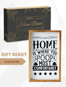 Funny Bathroom Decor Wall Art