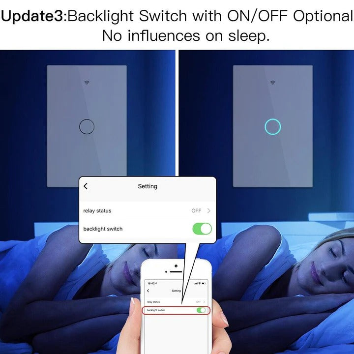 WiFi Smart Light Switch Moderne Glasscheibe Touch 3-Wege-Multi-Control-Neutralleiter Erforderliche drahtlose Smart Light Switches