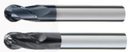 2/4 flutes ball nose end mils