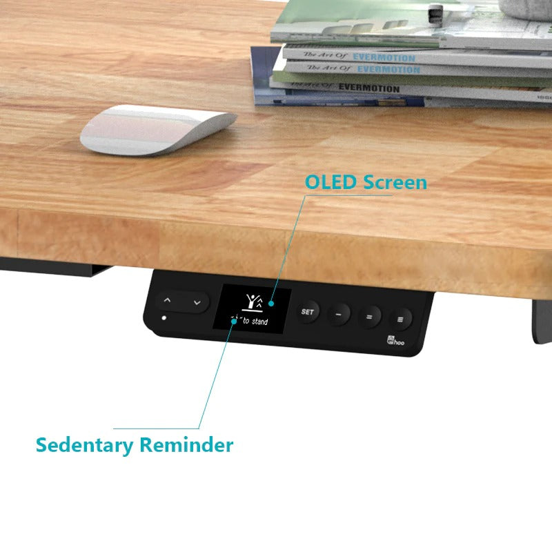 RAY SOLID WOOD ELECTRIC STANDING DESK