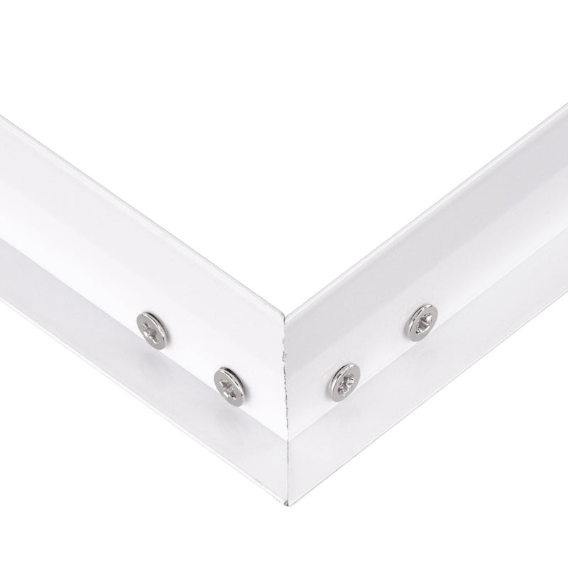 Einbaurahmen aus Aluminium für weißes LED-Panel
