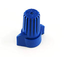 WAHSURE BLUE ELECTRICAL WIRE END CONNECTORS RIBBED CAPS BULK 100 PCS SMALL TWIST-ON WING WIRE CONNECTORS NUTS 14-6 AWG,