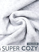 Max Allie Women's Soft Fleece Hoodie Casual Long Sleeve Solid Lightweight Velvet Pullover Pocket Front Loose Sweatshirt