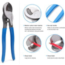 Cable Lug Crimping Tool,Knoweasy Battery Cable Lug Crimper with Wire Cutter for Heavy Duty Wire Copper Lugs AWG