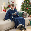 Sudadera con capucha alta de forro polar Sherpa