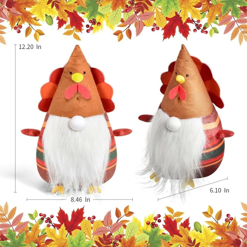Fall Gnomes Thanksgiving Decorations 2 pcs
