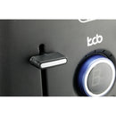 Cyetus 4 Slice Toaster LED 9-Shade Settings Retro Stainless Steel 1600W