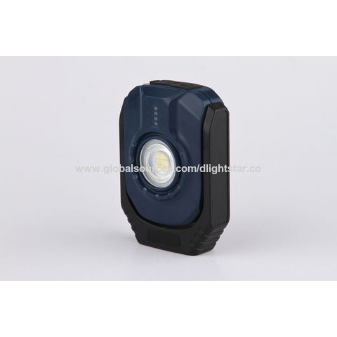 Rechargeable inspection work light with hook and magnet, mini Floodlight with power indicator