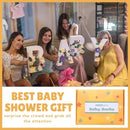 Gender Neutral Baby Socks Set with Funny Quotes (4 Pairs)