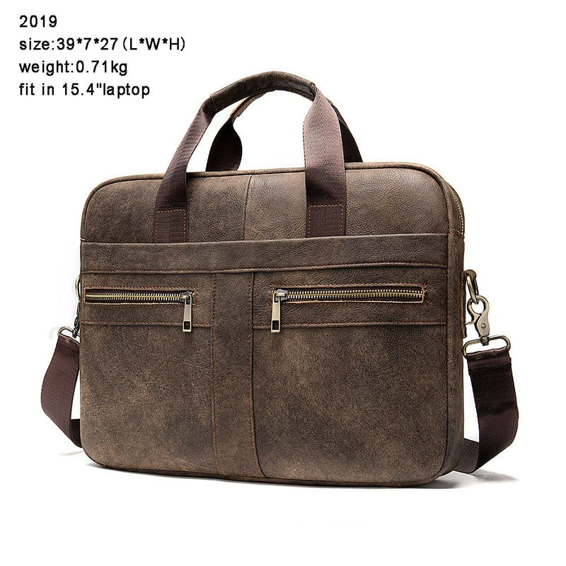 WESTAL Bag Herren Echtleder Aktentasche Herren Laptoptasche Naturleder für Herren Messenger Bags Herren Aktentaschen 2019