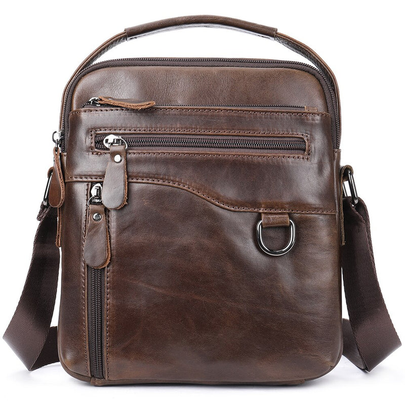 WESTAL, bolso de hombro para hombre, bolsos de mensajero de cuero genuino para hombre, bolsos cruzados negros grandes para hombre, bolso de hombre, bolsos de cuero para hombre 8830