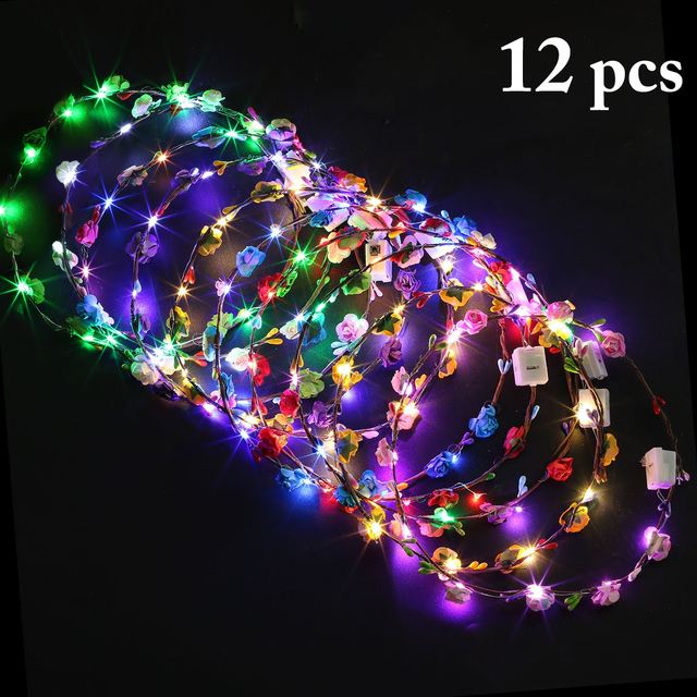 12/15/30/60Pcs/Lot Glow Sticks Bulk Colorful LED Foam Stick Glow Sticks Cheer Tube RGB LED Glow in the Dark Light for Xmas Party