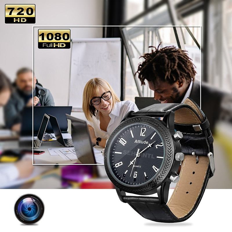 SEHOINTL Full HD 1080P Mini Camera Watch with IR NightVision Motion Detection Wireless Micro Camcorder Action Cam Video Recorder