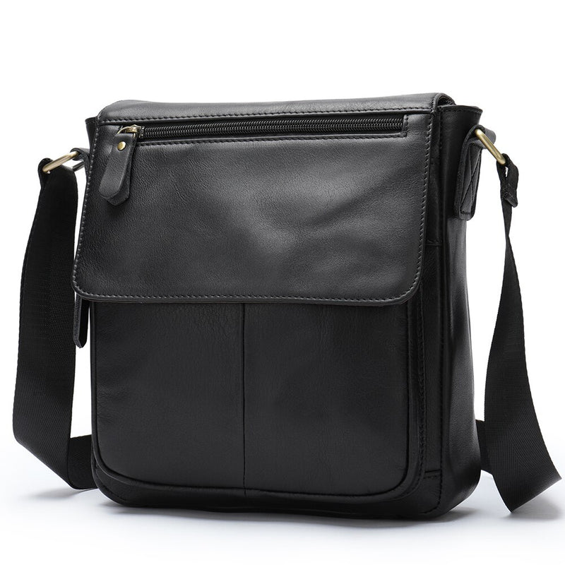 WESTAL, bolso de hombro para hombre, bolsos de mensajero de cuero genuino para hombre, bolsos cruzados negros grandes para hombre, bolso de hombre, bolsos de cuero para hombre 8830