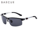 BARCUR Aluminium Magnisium Sport Sunglasses Polarized Light Weight Driving Glases Men Women