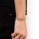 TOPGRILLZ New 8mm Fashion Miami Cuban Bracelet Full Iced Out Cubic Zirconia Bracelet Hip Hop Rapper Jewelry Ladies Bracelet Gift