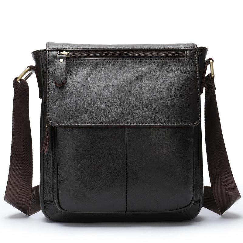 WESTAL, bolso de hombro para hombre, bolsos de mensajero de cuero genuino para hombre, bolsos cruzados negros grandes para hombre, bolso de hombre, bolsos de cuero para hombre 8830