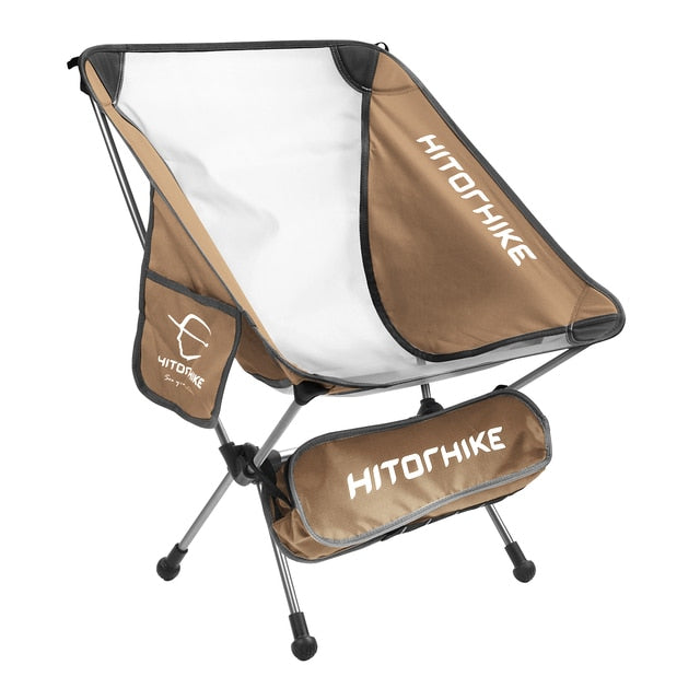 Hitorhike, silla plegable ultraligera de viaje, superdura, de alta carga, para acampar al aire libre, portátil, para playa, senderismo, Picnic, asiento, silla de pesca