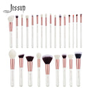 Jessup Makeup-Brushes-Set Dropshipping Pearl-White-Rose-Gold pinceaux maquillage Cosmetic Tools Eyeshadow Powder Definer 6-25pcs