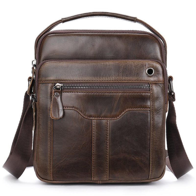 WESTAL, bolso de hombro para hombre, bolsos de mensajero de cuero genuino para hombre, bolsos cruzados negros grandes para hombre, bolso de hombre, bolsos de cuero para hombre 8830