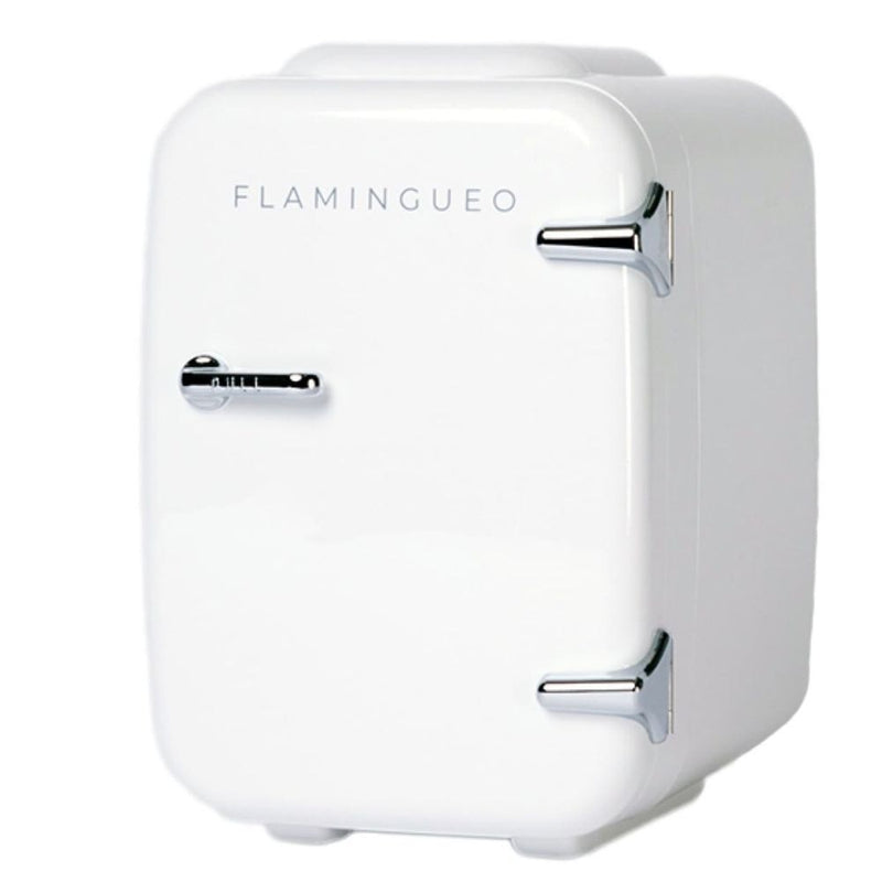 Mini nevera Flamingueo 4L Nevera de maquillaje 12V/220V Refrigerador y calentador Nevera de belleza Nevera portátil Mini nevera para habitación Nevera cosmética Mini nevera para el coche Nevera para el cuidado de la piel Mini nevera rosa