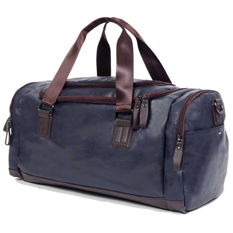 Bolsos de viaje de cuero de calidad para hombres, bolso de equipaje de mano, bolsos de lona para hombres, bolso de mano, bolso de viaje informal, bolso de fin de semana grande, oferta XA631ZC