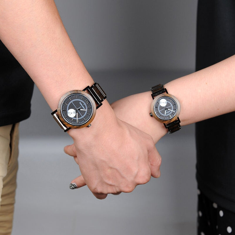 Mann Uhren Luxus Holz Herrenuhr Paar für Männer BOBO BIRD Frau Armbanduhr Armbanduhren für Frauen benutzerdefinierte Geschenkuhr K-R12