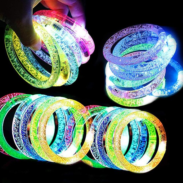 12/15/30/60Pcs/Lot Glow Sticks Bulk Colorful LED Foam Stick Glow Sticks Cheer Tube RGB LED Glow in the Dark Light for Xmas Party