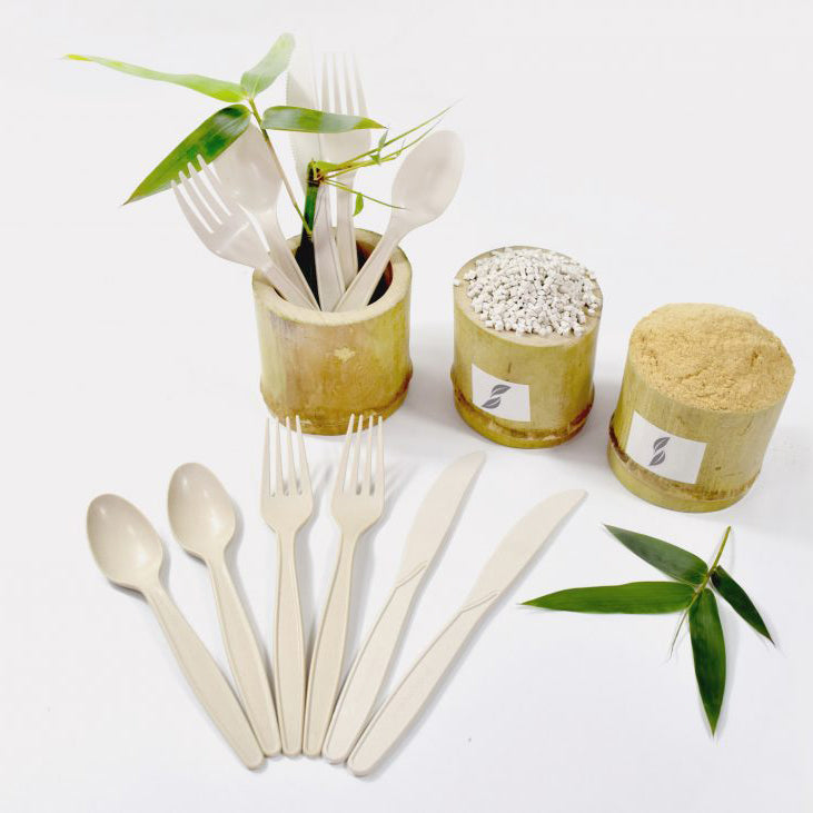 Fiesta de grado alimenticio compostable Bambú BBM-P005