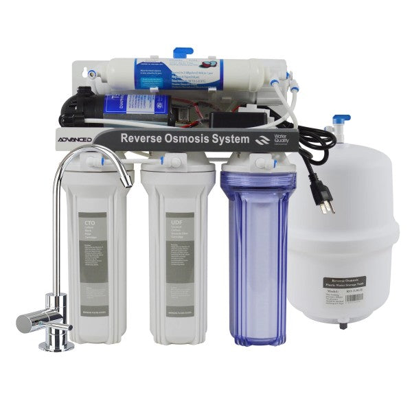 La mejor casa entera debajo del fregadero, sistema de ósmosis inversa pura para beber doméstico, máquina de planta de filtración de filtro de agua