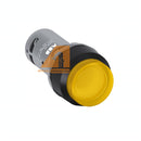 CP1-12Y-10 ABB Momentary Flush Compact Push Button Illuminated Yellow Switch New