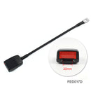 FED017 Long Stalk Seat Belt Buckle - D