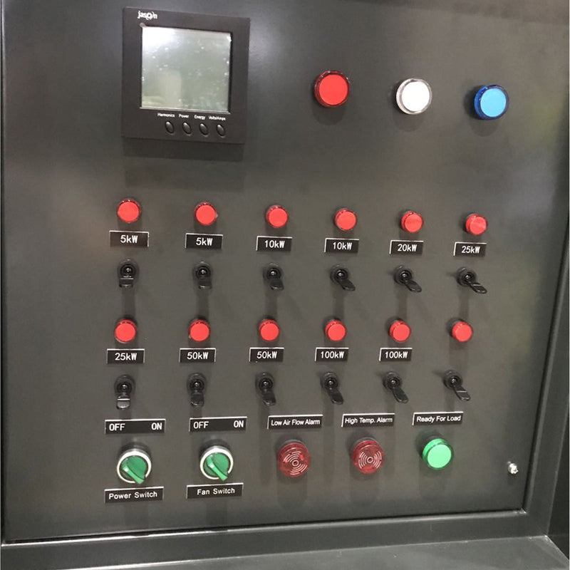 PowerLink 800KW Load Bank buttons