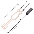 2 Pcs Motorcycle LED Night Riding Lights Bike Helmet EL Cold Light Flashing Stripe Luminous Signal Sticker Universal Waterproof