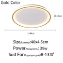 Ceiling LED Lights For Living room Bedroom Fixtures Ring Modern Gold Bedroom Lighting Indoor Home Decoration Plafon Lamp Lustre