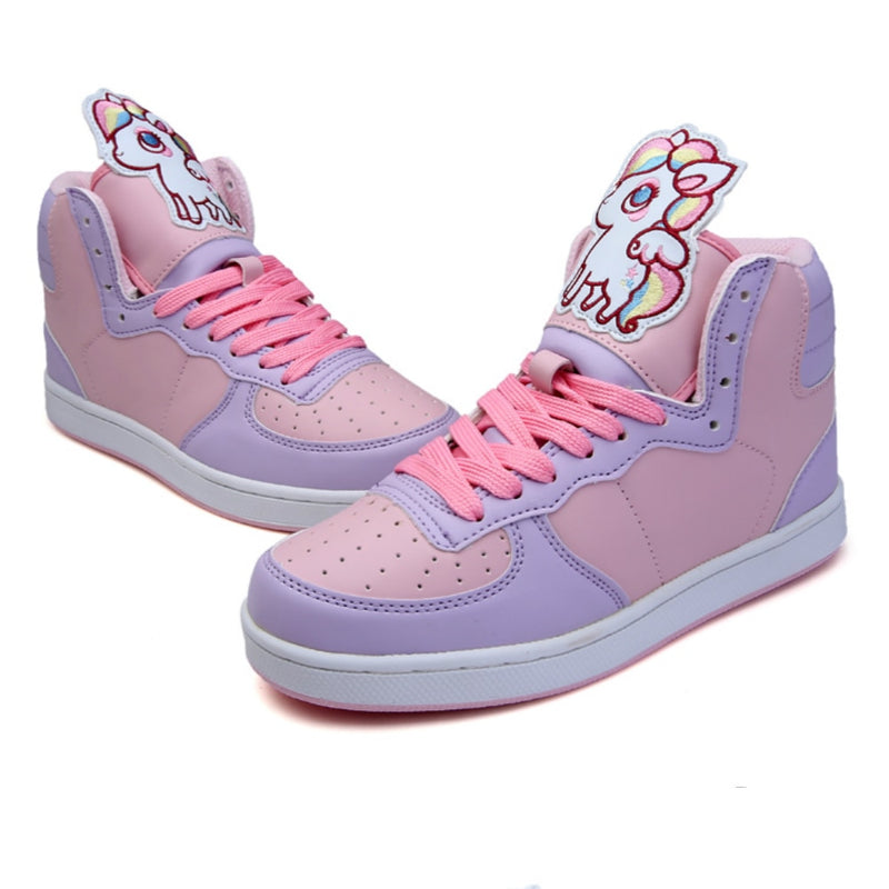 Zapatos de Lolita rosa de Cosplay de Anime, zapatos Kawaii a juego de Color de tacón plano con cabeza redonda, zapatillas de deporte para mujer Kawaii Girl Gothic Loli Cos