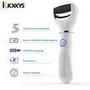 Amoladora eléctrica para pies, lima de talón, exfoliante, máquina de pedicura, pies, piel muerta dura, elimina la herramienta profesional de cuidado de archivos