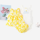 Summer Dresses 2023 Baby Girl Clothing Set Cotton Home For Baby Girl Clothes , 15 Colours Short Unicorn Infant Clothing Suit