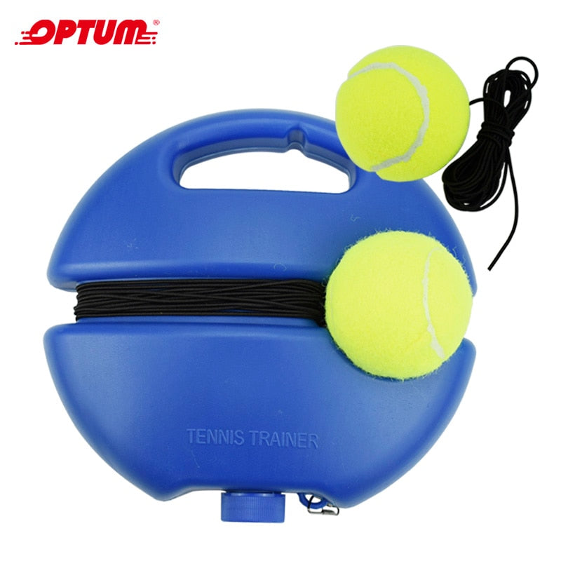 Heavy Duty Tennis Training Aids Base With Elastic Rope Ball Practice Self-Duty Rebound Tennis Trainer Partner Sparring Device