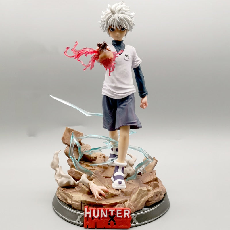 27cm Hunter x Hunter Gon Freecss &amp; Killua Zoldyck Anime PVC Action Figure Toy GK Game Statue Figurine Collection Model Doll Gift
