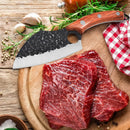 6" Chef Knife Forged Stainless Steel Kitchen Knives for Meat Bone Fish Vegetables Outdoor Camping Slicing Cleaver Butcher Knife