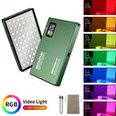 Soonpho RGB Luz de cámara LED Salida a todo color Kit de luz de video Regulable 2500K-8500K Panel de luz bicolor CRI 95+