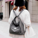 2021 primavera nuevo bolso femenino de diseñador de lujo bolso de hombro multifunción de gran capacidad bolso de cuero suave bolso de doble cremallera saco