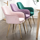 INS Modern Dining Chair Chairs Leisure Chair Armchair Cloth Art customized Living Room Furniture Decoration sofa Salon