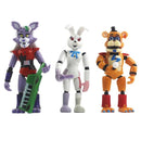 5 unids/set figura de Anime cinco noches en Freddy desmontable conjunto Fnaf lindo Bonnie oso conejo Foxy figura de acción Pvc modelo Freddy juguete