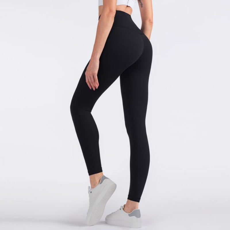 Vnazvnasi Hot Sale Fitness Female Full Length Leggings 11 Colors Running Pants Formfitting Girls Yoga Pants Sports Pants